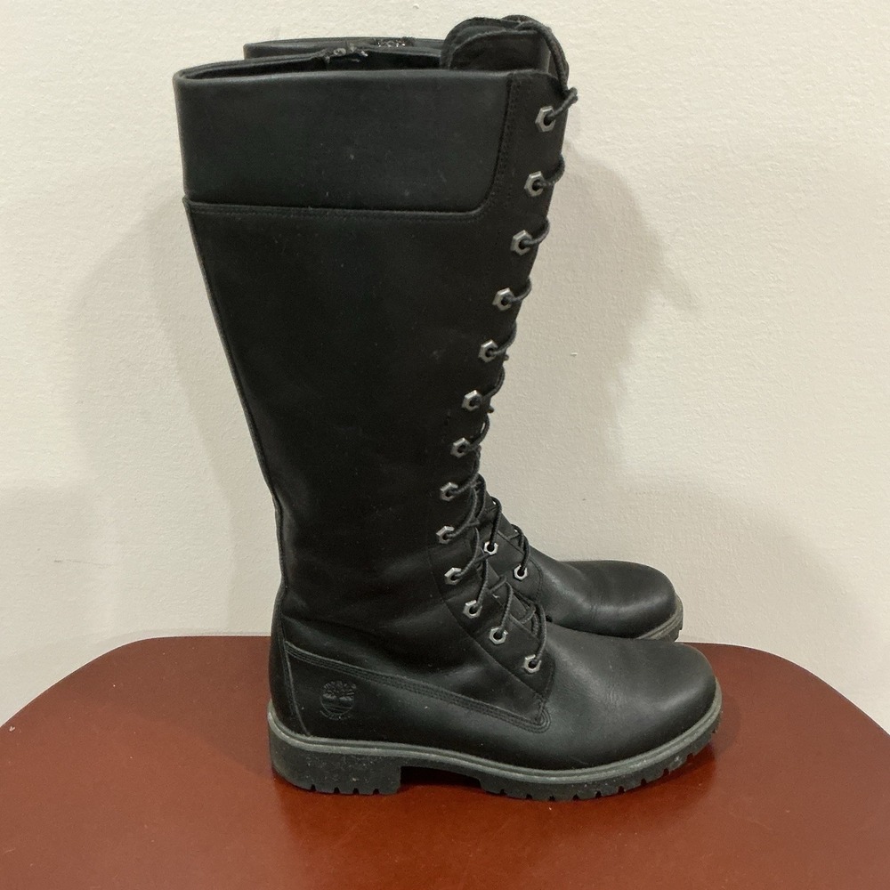 Timberland Asphalt Trail Classic Tall With Side Zip SIZE 9 Womens Grunge Gothic